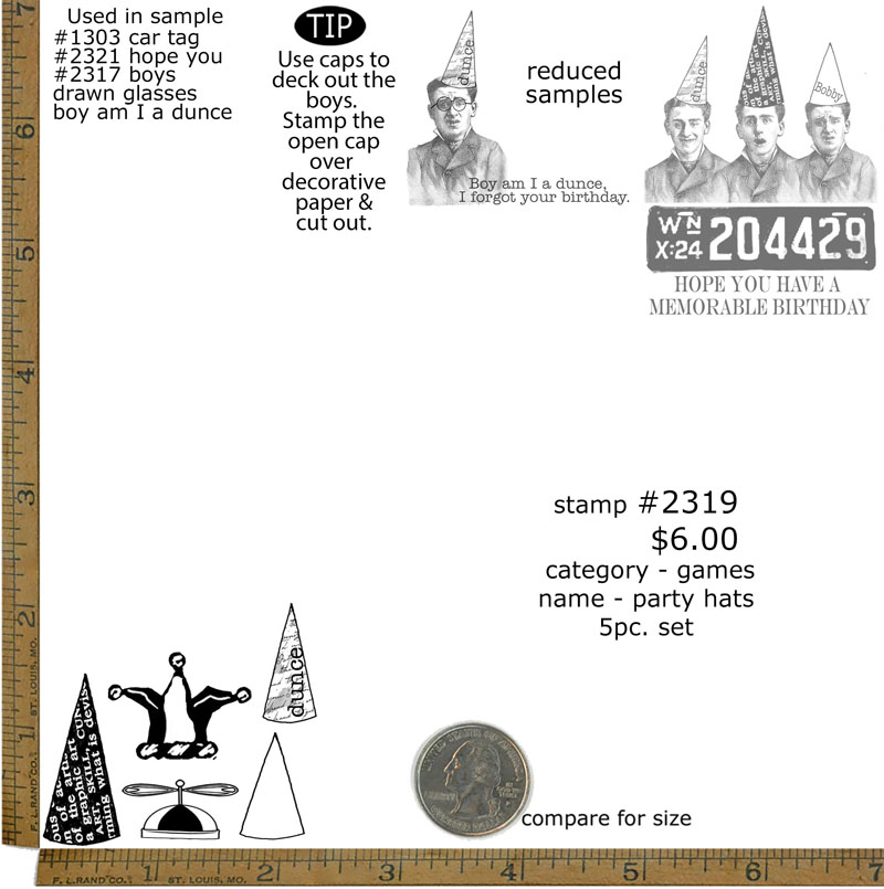 #2319 - Party Hate 5pc Set - Games